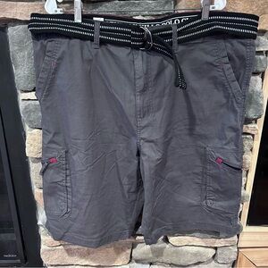 Beverly Hills Polo Club Gray Cargo Shorts‎ Durable Cotton men’s size 40